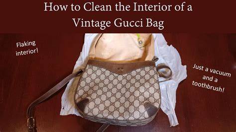 how to clean a gucci fabric bag|will gucci repair my bag.